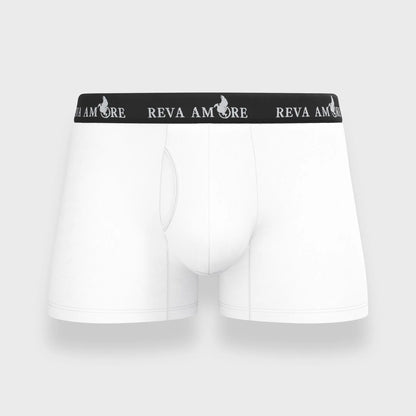 Bamboo Boxer Briefs - White