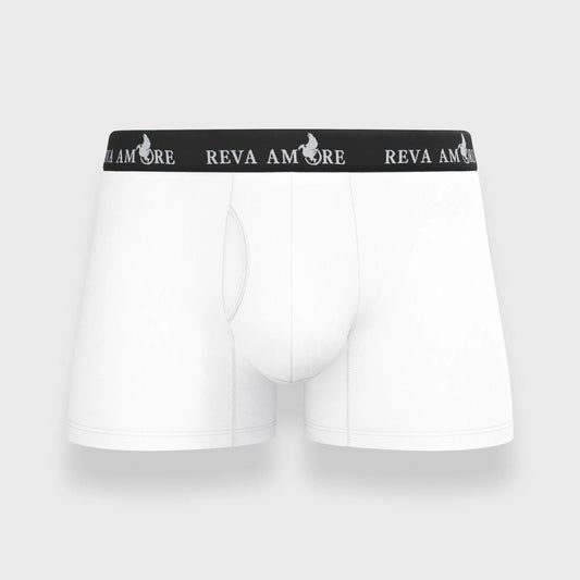 Bamboo White Boxer for Men
