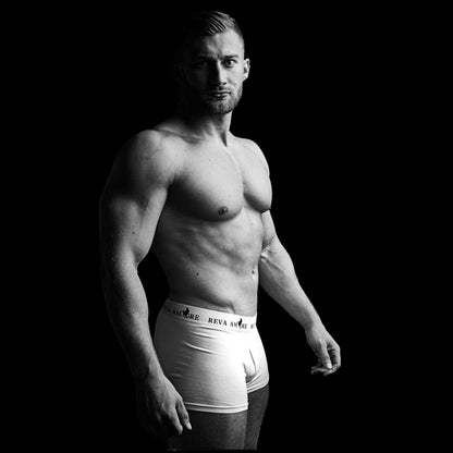 Organic Cotton White Trunks for Men