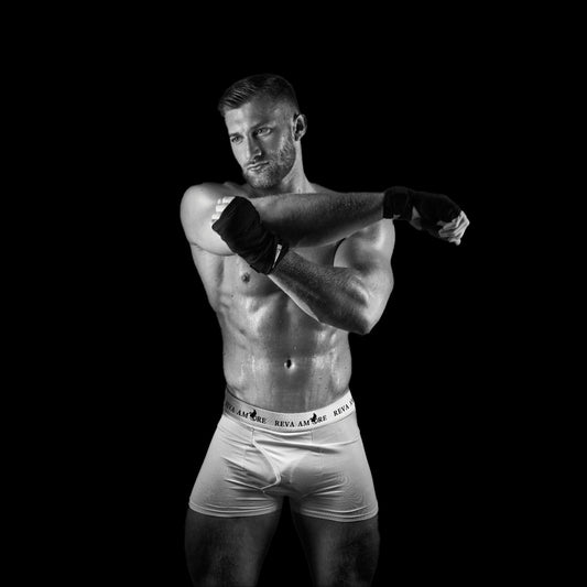 Organic Cotton White Trunks for Men