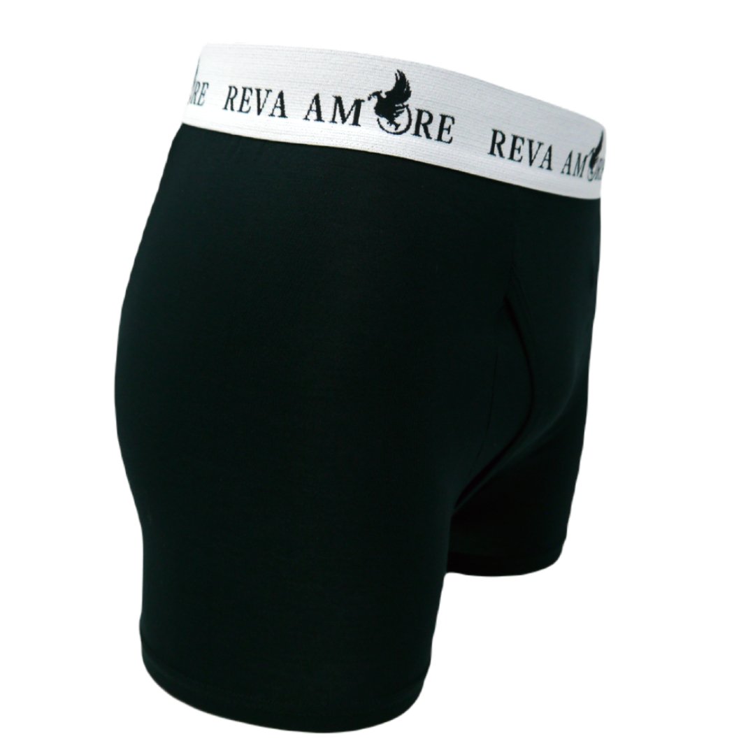 Black Bamboo Boxer Briefs │ Dual Pack
