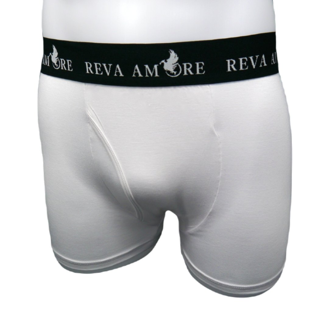 White Bamboo Boxer Briefs │ Triple Package
