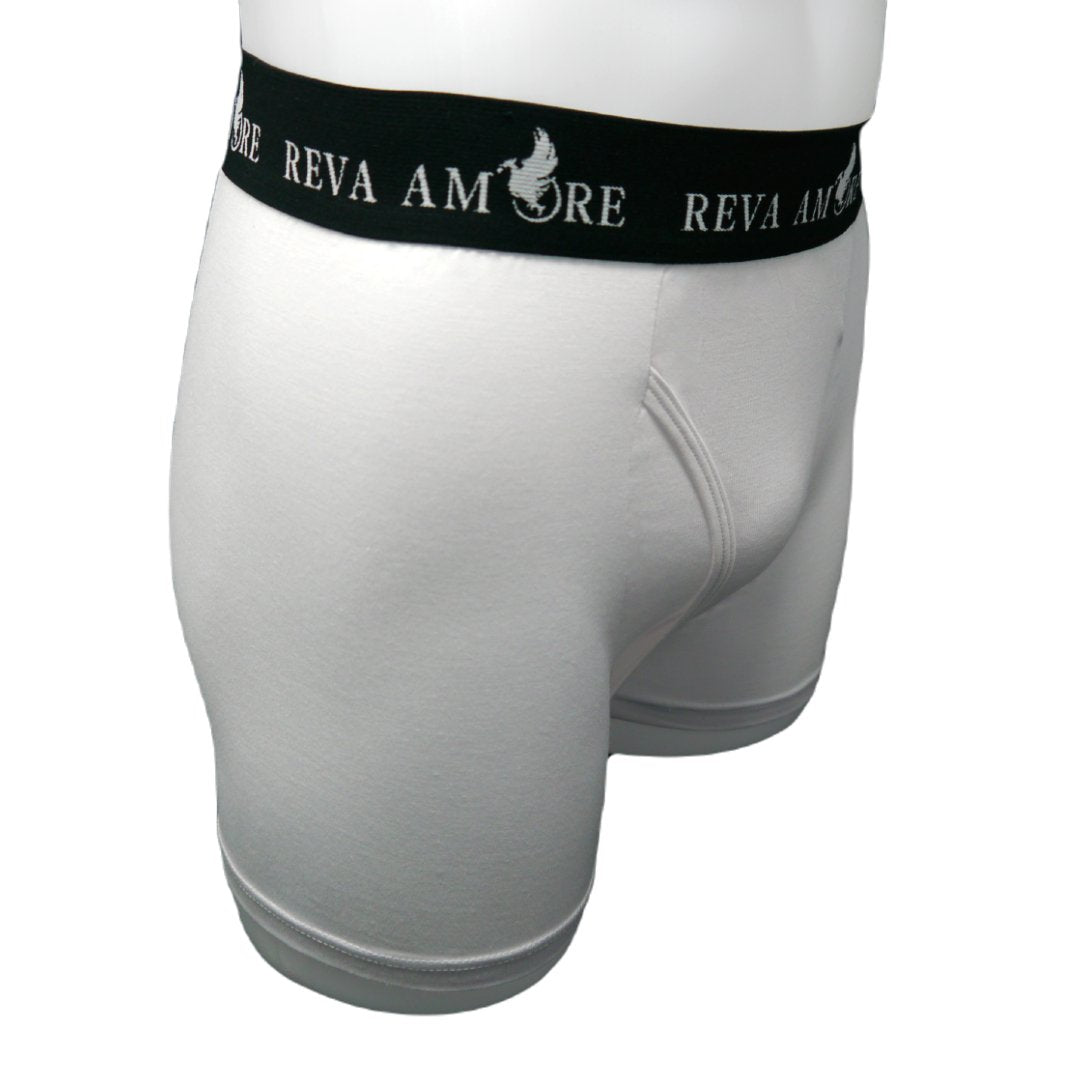 White Bamboo Boxer Briefs │ Triple Package