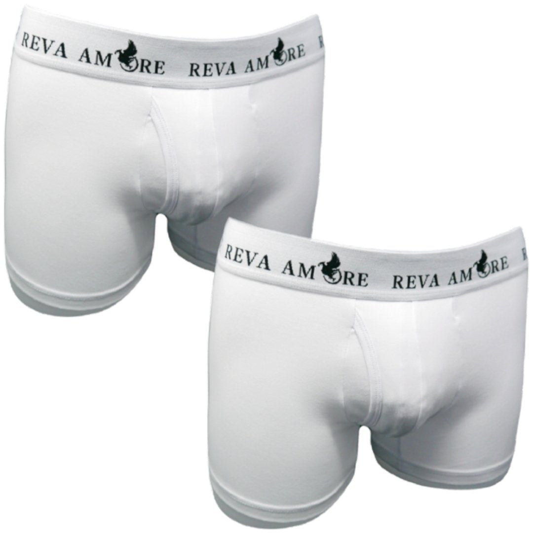 White Organic Cotton Trunks │ Dual Pack
